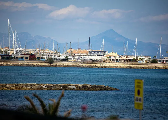 Vistas Y Terraza Panoramica Frente Al Mar En Denia, Rotas Apartament *